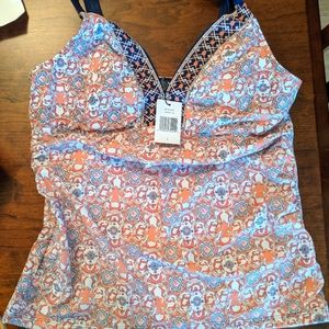 Women's L Cabana Life Tankini top
